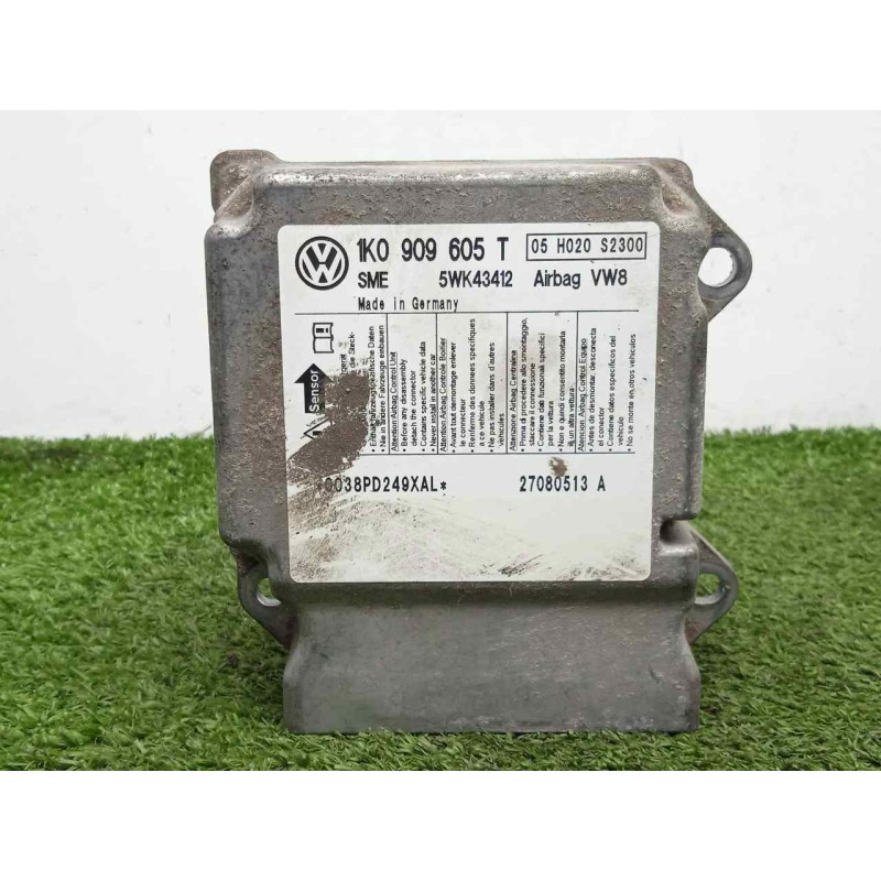 Recambio de centralita airbag para skoda octavia berlina (1z3) 1.6 referencia OEM IAM 1K0909605T-5WK43412 5WK43412 SIEMENS