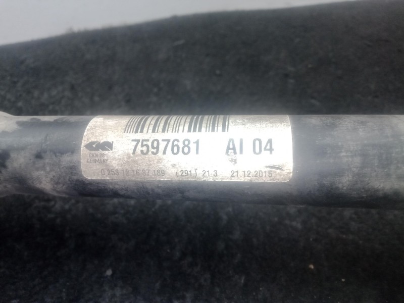 Recambio de transmision trasera izquierda para bmw 4 descapotable (f33, f83) 420 d referencia OEM IAM 7597681AI04  