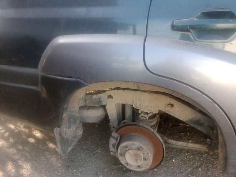 Recambio de aletin trasero derecho para hyundai terracan (hp) 2.9 crdi 4wd referencia OEM IAM   