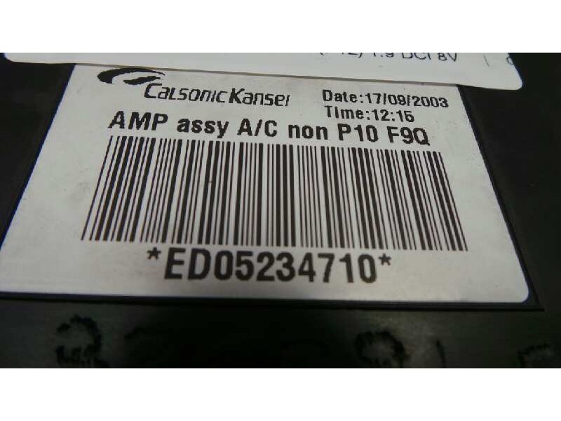 Recambio de centralita check control para nissan primera berlina (p12) 1.9 dci 8v referencia OEM IAM ED05234710  