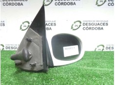 Recambio de retrovisor derecho para fiat seicento (187) 1.1 referencia OEM IAM  MANUAL BLANCO