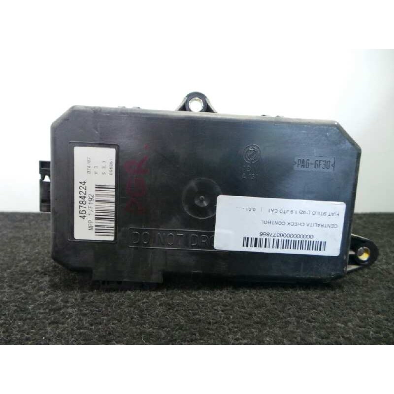 Recambio de centralita check control para fiat stilo (192) 1.9 jtd cat referencia OEM IAM 46784224-F192  