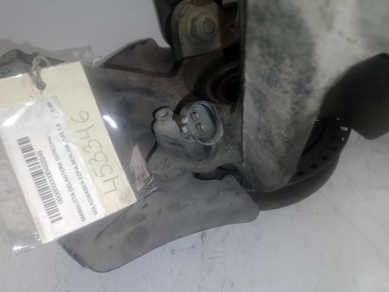 Recambio de mangueta delantera derecha para volkswagen bora berlina (1j2) 1.6 referencia OEM IAM 1J0256P  