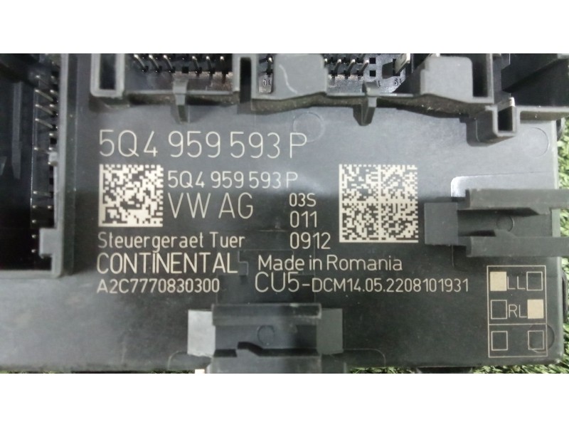 Recambio de modulo electronico para volkswagen crafter furgoneta (sy_, sx_) 2.0 tdi referencia OEM IAM 5Q4959593P  