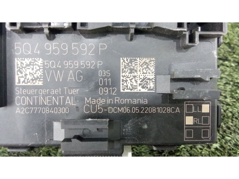 Recambio de modulo electronico para volkswagen crafter furgoneta (sy_, sx_) 2.0 tdi referencia OEM IAM 5Q4959592P  