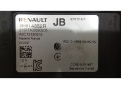 Recambio de centralita check control para renault megane iv hatchback (b9a/m/n_) 1.3 tce 115 (b9n9) referencia OEM IAM 284B14352 2