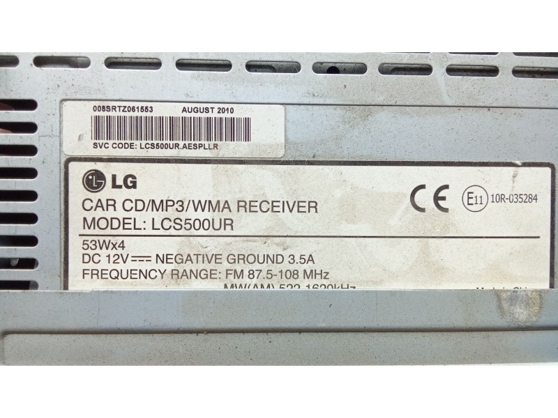 Recambio de sistema audio / radio cd para audi a4 b5 (8d2) 1.8 t referencia OEM IAM 008SRTZ061553  