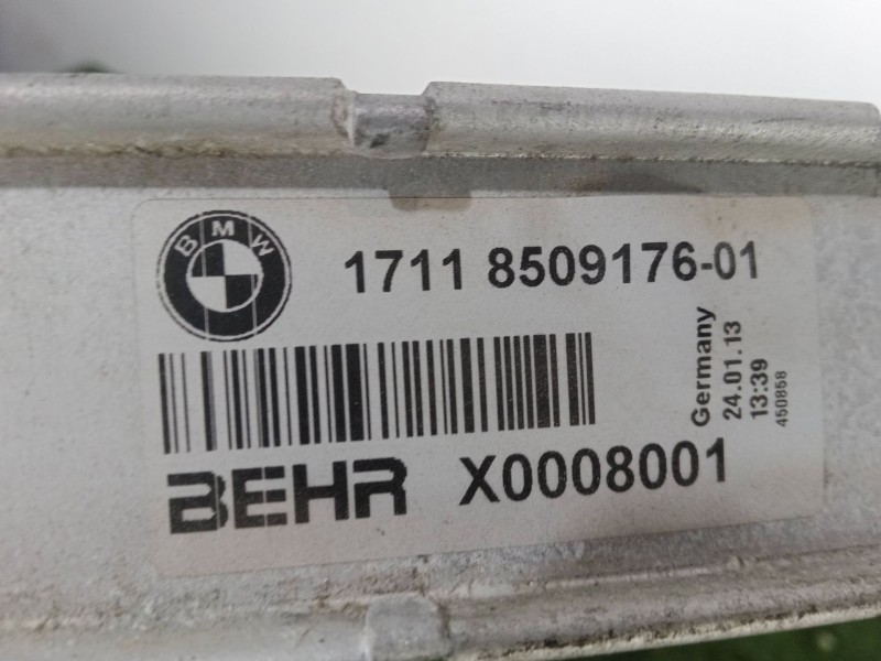 Recambio de radiador agua para bmw 6 gran coupe (f06) 640 d referencia OEM IAM 1711850917601 606X310X32 - ALUMINIO 
