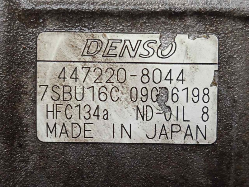 Recambio de compresor aire acondicionado para saab 9-5 berlina 3.0 v6 cat referencia OEM IAM 4472208044 DENSO 7SBU16C