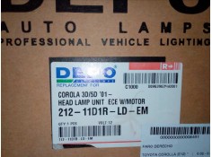 Recambio de faro derecho para toyota corolla (e12) referencia OEM IAM 11900702 02-04 - SIN USAR 3/5.PUERTAS - H7+HB3 2