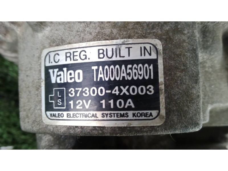 Recambio de alternador para kia carnival ii (gq) 2.9 crdi referencia OEM IAM TA000A56901 110.AH - 5.CANALES - CON.DEPRESOR POLEA
