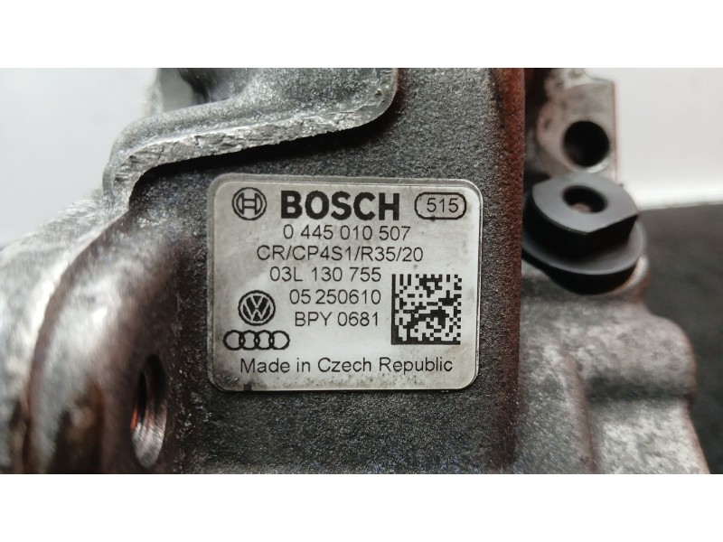 Recambio de bomba inyeccion para seat exeo (3r2) 2.0 tdi referencia OEM IAM 0445010507 - 03L130755 BOSCH 2 PINES