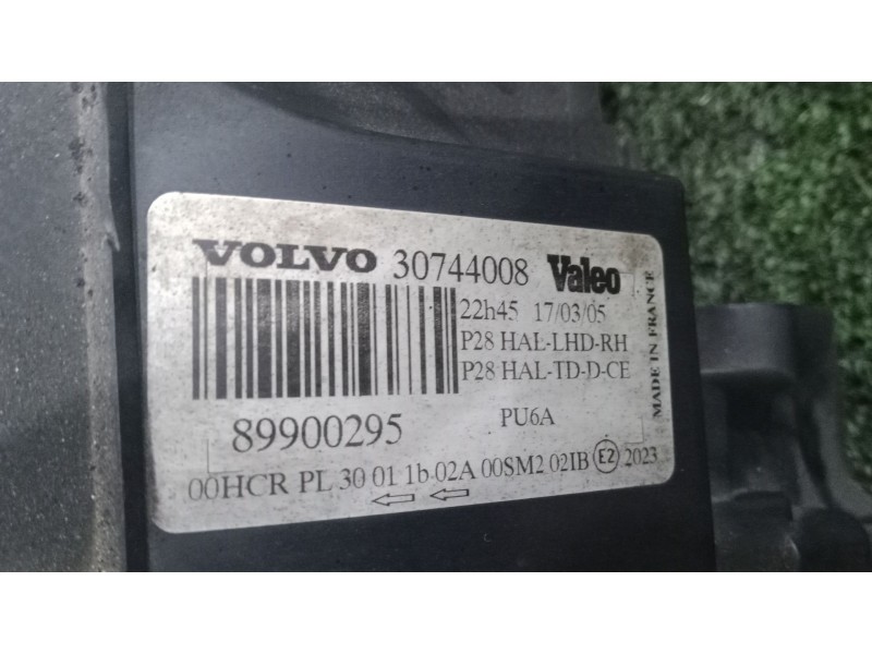 Recambio de faro derecho para volvo xc90 i (275) d5 awd referencia OEM IAM 30744008 - 89900295 HALOGENO 