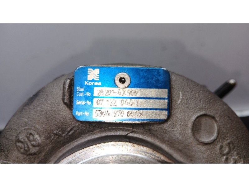 Recambio de turbocompresor para kia carnival / grand carnival iii (vq) 2.9 crdi referencia OEM IAM 282014X900 - 53049700063  
