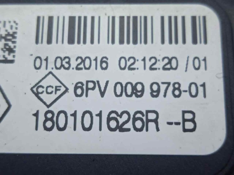 Recambio de potenciometro pedal para renault master kasten 2.3 dci diesel cat referencia OEM IAM 180101626R-6PV00997801  