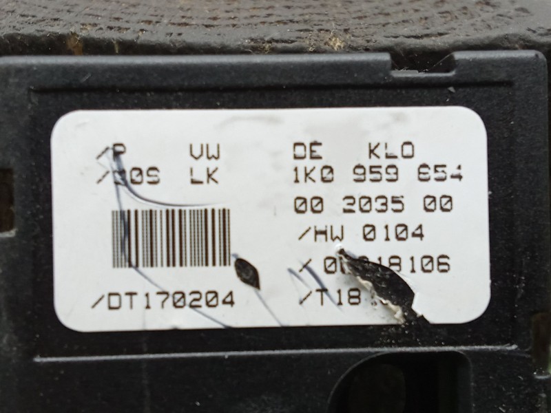 Recambio de sensor para audi a3 (8p1) 1.6 fsi referencia OEM IAM 1K0959654 10.PINES 