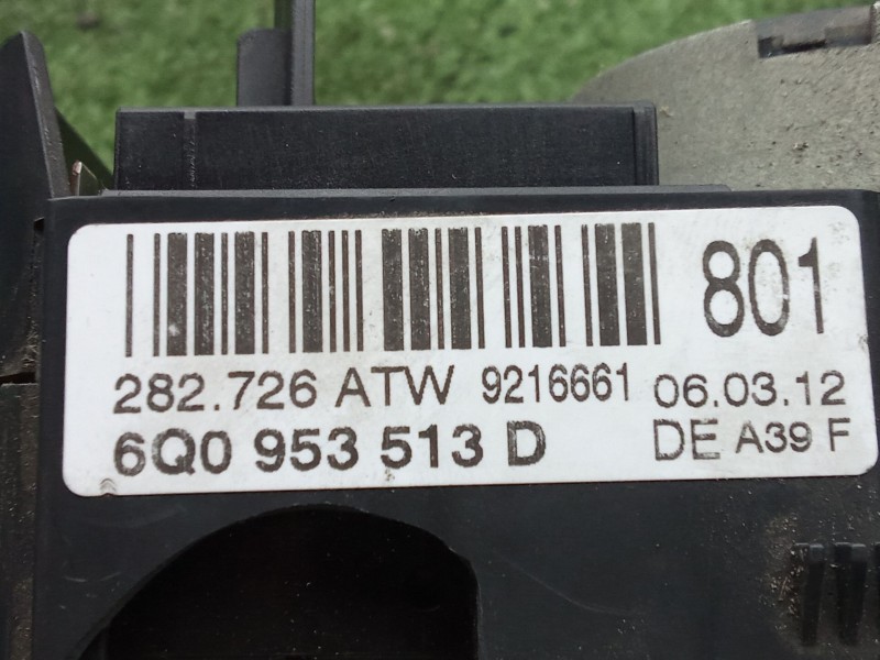 Recambio de mando luces para seat ibiza iii (6l1) 1.9 tdi referencia OEM IAM 282726A - 6Q0953513D MANDO.DOBLE 