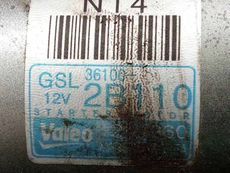 Recambio de motor arranque para kia carens iv 1.6 gdi referencia OEM IAM 361002B110 10 DIENTES 