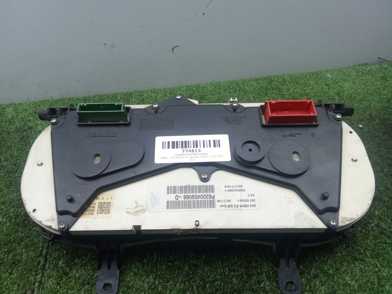 Recambio de cuadro instrumentos para opel vivaro a furgoneta (x83) 2.0 cdti (f7) referencia OEM IAM 281177168 2 CONECTORES TARA
