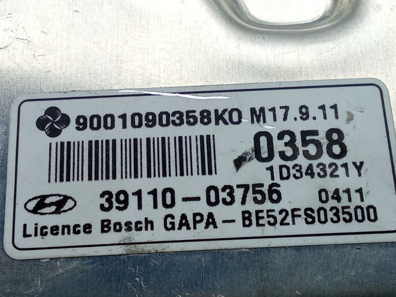 Recambio de centralita motor uce para hyundai i10 i (pa) 1.2 referencia OEM IAM 3911003756  