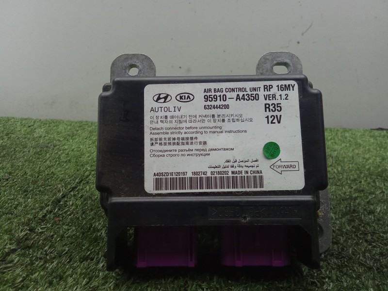 Recambio de centralita airbag para kia carens iv 1.6 gdi referencia OEM IAM 95910A4350  
