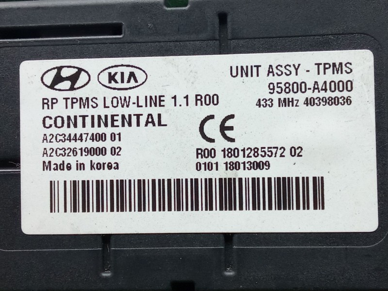 Recambio de modulo electronico para kia carens iv 1.6 gdi referencia OEM IAM 95800A4000  