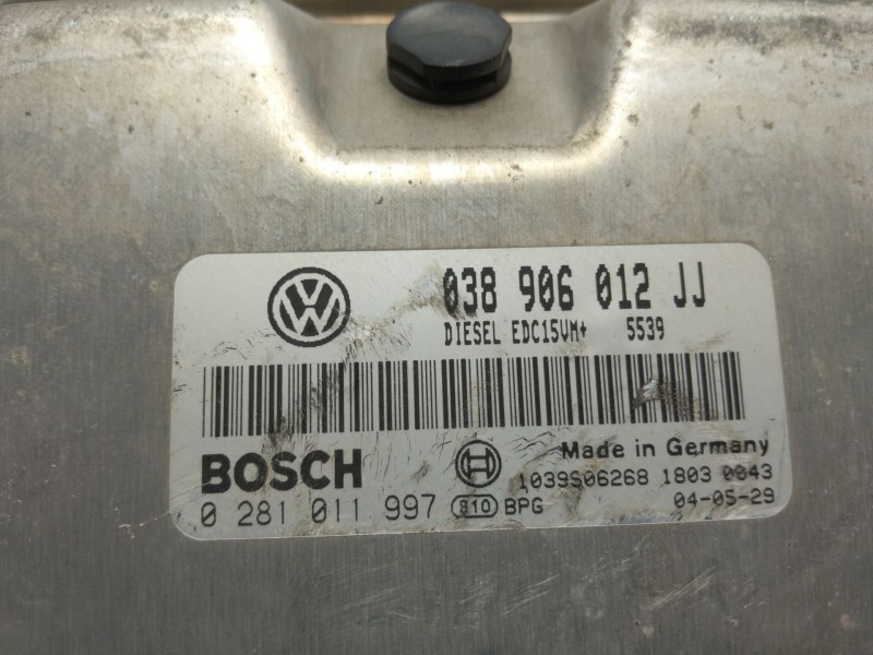 Recambio de centralita motor uce para seat leon (1m1) 1.9 tdi referencia OEM IAM 038906012JJ  