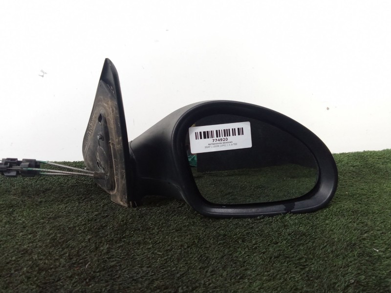 Recambio de retrovisor derecho para seat leon (1m1) 1.9 tdi referencia OEM IAM 075006 MANUAL - REDONDO GRIS
