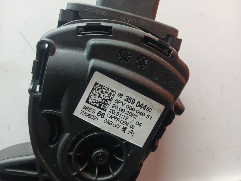 Recambio de potenciometro pedal para citroën c3 iii (sx) 1.2 puretech 82 referencia OEM IAM 9835904480 - 6PV00994951  
