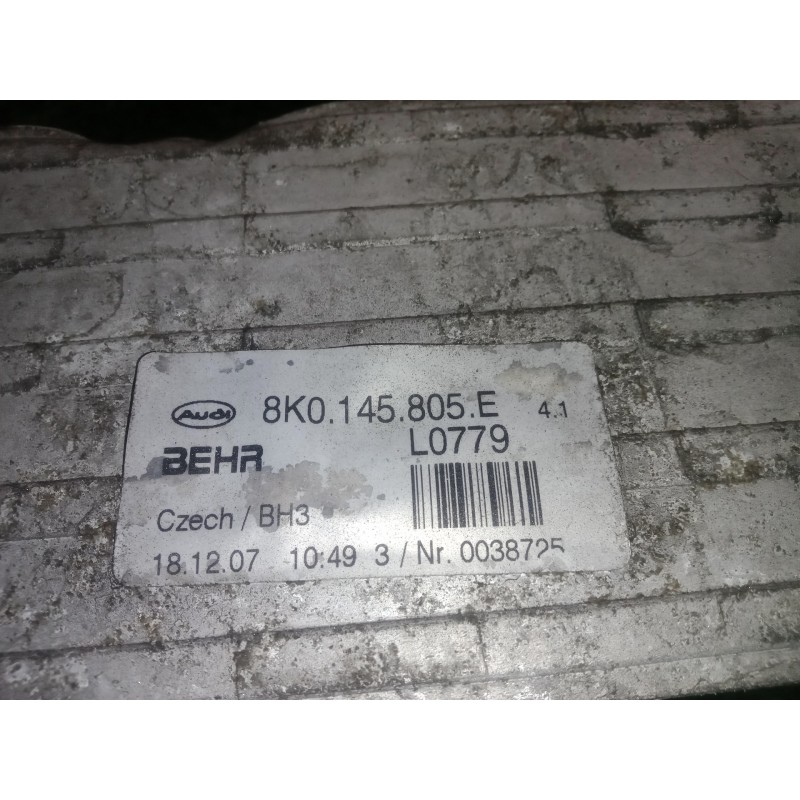 Recambio de intercooler para audi a5 coupe (8t) 2.7 v6 24v tdi referencia OEM IAM 8K0145805E BEHR 