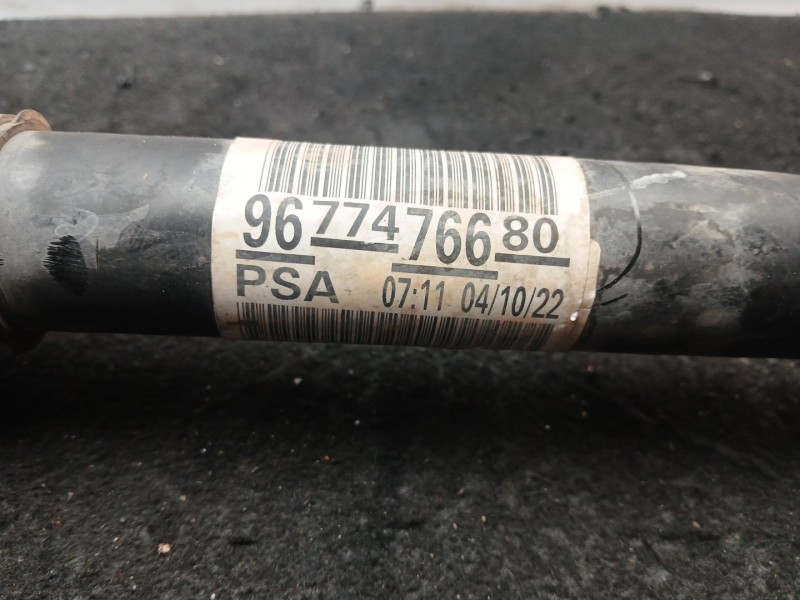 Recambio de transmision delantera derecha para citroën c3 iii (sx) 1.2 puretech 82 referencia OEM IAM 9677476680  
