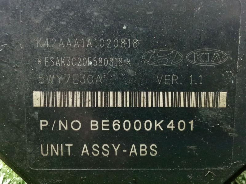 Recambio de abs para hyundai i10 i (pa) 1.2 referencia OEM IAM 589100X550  