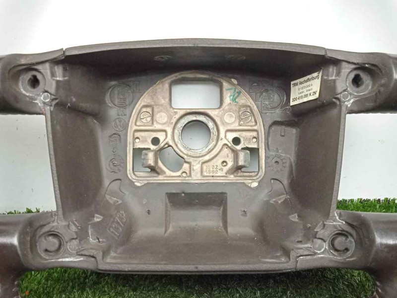 Recambio de volante para volkswagen touareg (7la) 5.0 v10 tdi cat (ayh) referencia OEM IAM 3D0419091K CUERO MARRON