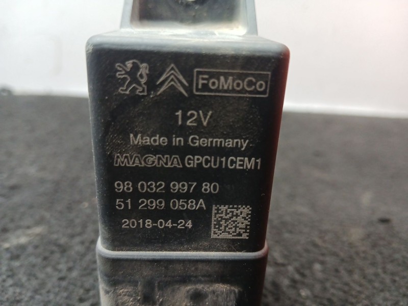 Recambio de rele para ford transit courier b460 monospace 1.5 ecoblue referencia OEM IAM 9803299780 - 51299058A  