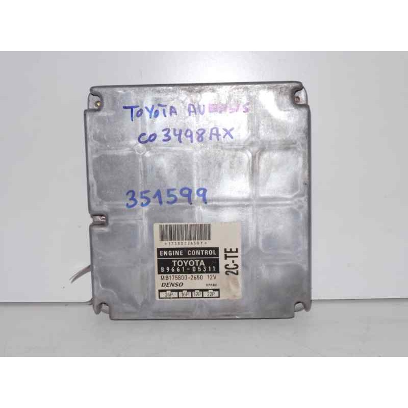 Recambio de centralita motor uce para toyota avensis berlina (t 22) 2.0 turbodiesel cat referencia OEM IAM 8966105311-MB17580026