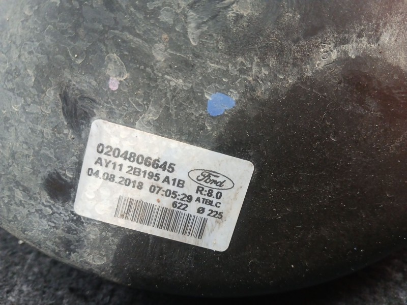 Recambio de servofreno para ford transit courier b460 monospace 1.5 ecoblue referencia OEM IAM 0204806645 - AY112B195A1B  