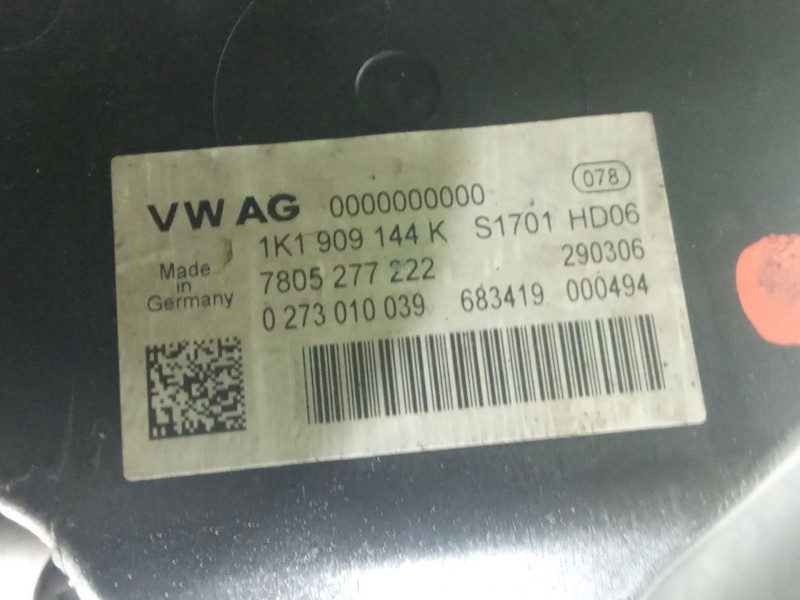 Recambio de cremallera direccion para seat altea (5p1) 1.9 tdi referencia OEM IAM 1K1423051CC - 1K1909144K ELECTRICA - 1400MM 