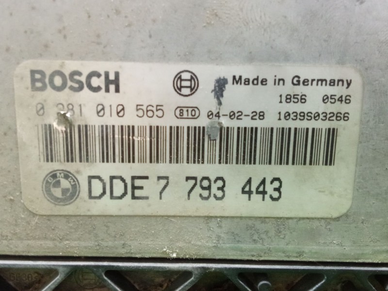 Recambio de centralita motor uce para bmw 3 coupé (e46) 320 cd referencia OEM IAM 0281010565 - DDE7793443  BOSCH