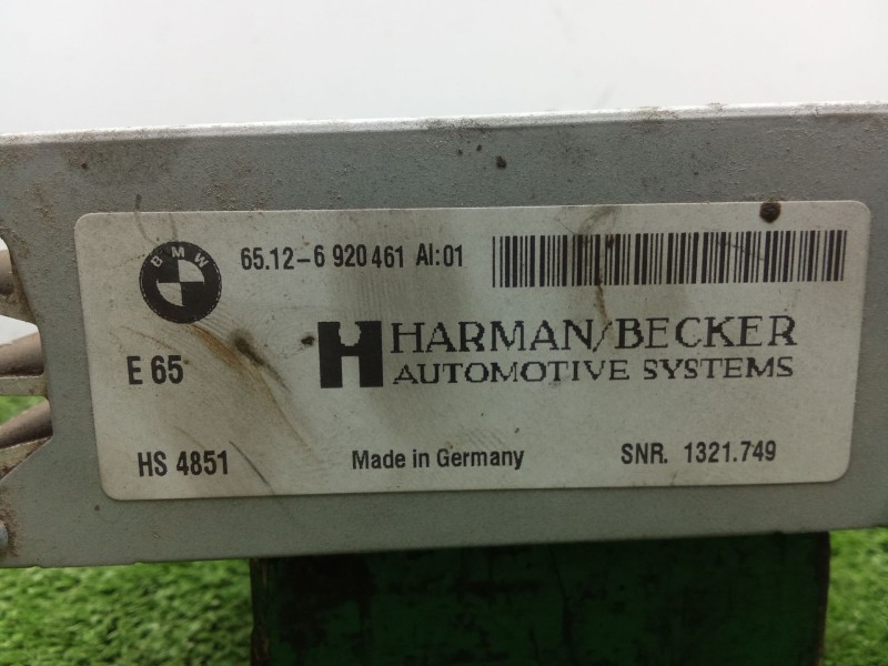 Recambio de modulo electronico para bmw 5 (e60) 525 d referencia OEM IAM HS4851 - 65126920461  