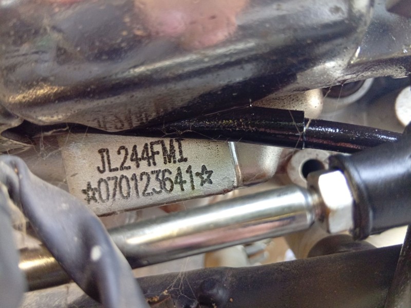 Recambio de motor completo para hammel thermite 125 referencia OEM IAM   