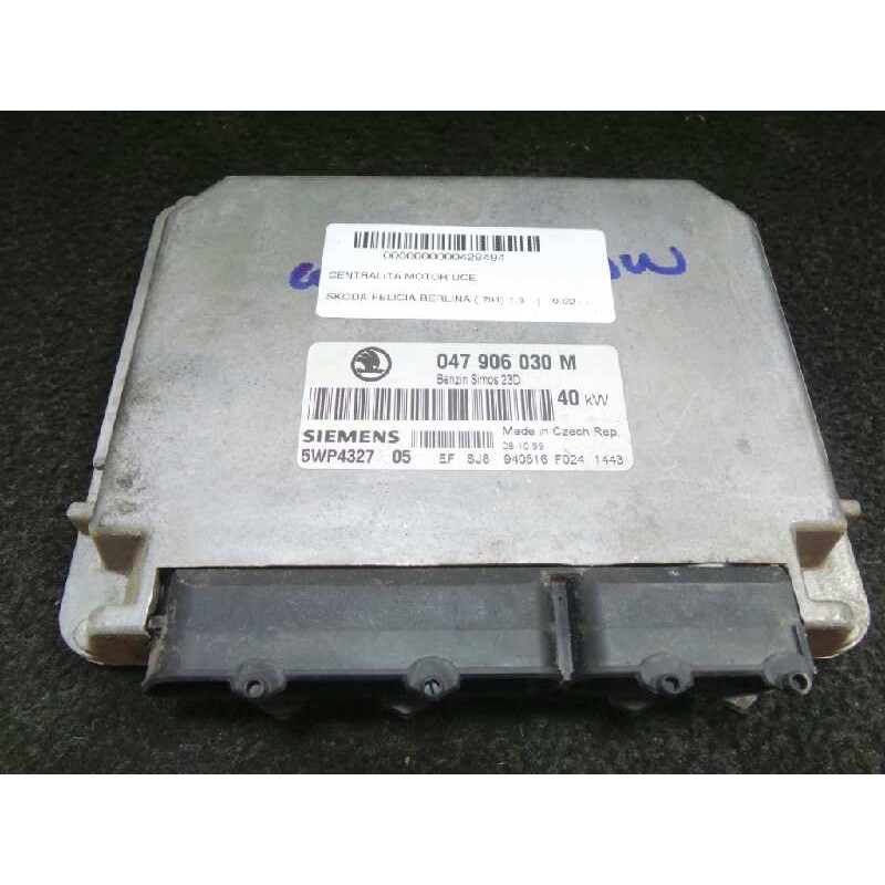 Recambio de centralita motor uce para skoda felicia berlina ( 791) 1.3 referencia OEM IAM 047906030M-5WP432705  SIEMENS