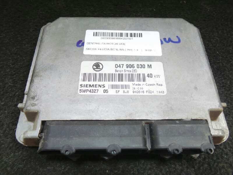 Recambio de centralita motor uce para skoda felicia berlina ( 791) 1.3 referencia OEM IAM 047906030M-5WP432705  SIEMENS