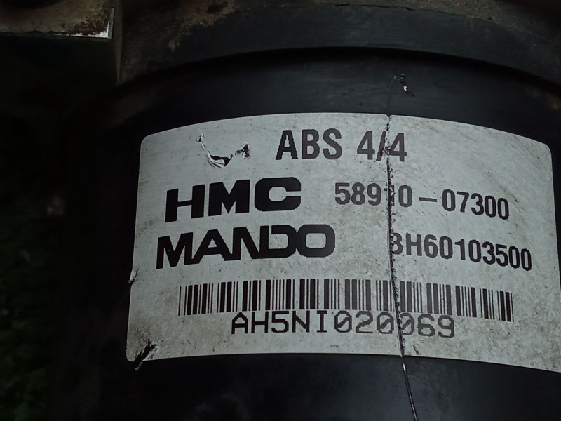 Recambio de abs para kia picanto i (sa) 1.1 referencia OEM IAM 5891007300 - BH60103500 ASSY.ABS MANDO