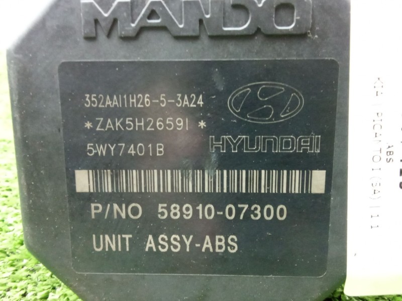 Recambio de abs para kia picanto i (sa) 1.1 referencia OEM IAM 5891007300 - BH60103500 ASSY.ABS MANDO