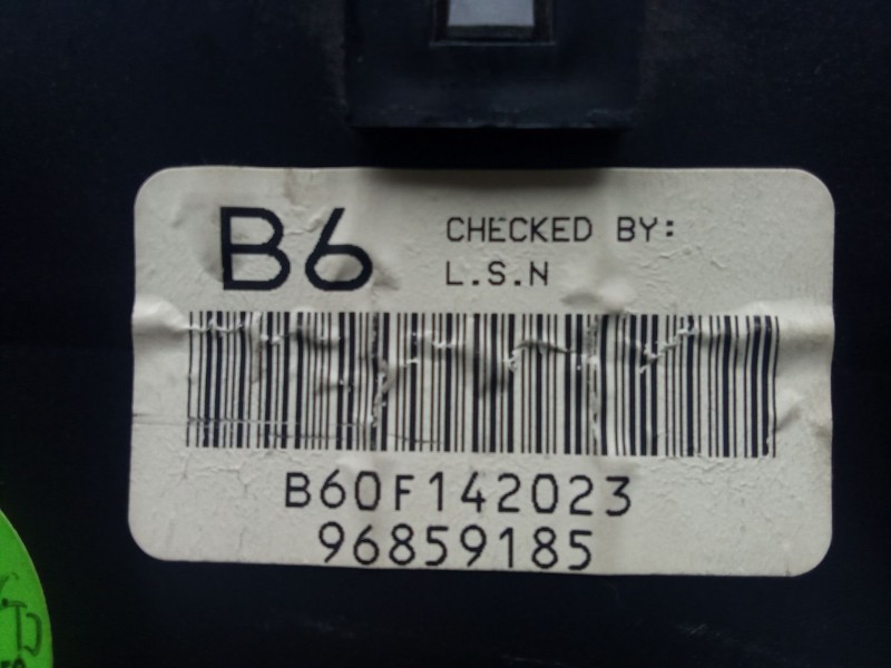 Recambio de cuadro instrumentos para chevrolet aveo / kalos hatchback (t250, t255) 1.4 referencia OEM IAM 96859185  
