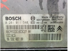 Recambio de centralita motor uce para citroën xsara (n1) 1.4 hdi referencia OEM IAM 0281011540 - 9653202780 EDC16C3 BOSCH 2