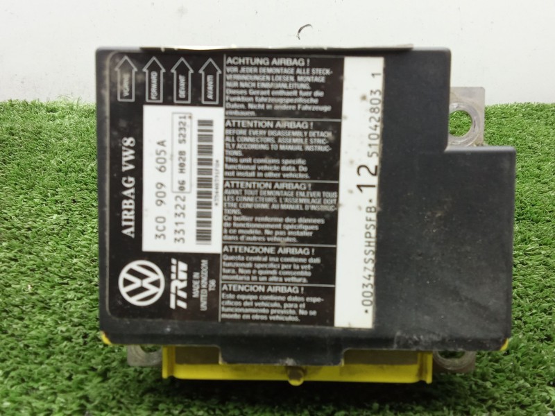 Recambio de centralita airbag para volkswagen passat b6 (3c2) 2.0 tdi referencia OEM IAM 3C0909605A  TRW