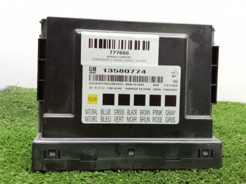 Recambio de modulo confort para chevrolet cruze (j300) 2.0 cdi referencia OEM IAM 13580774  GM