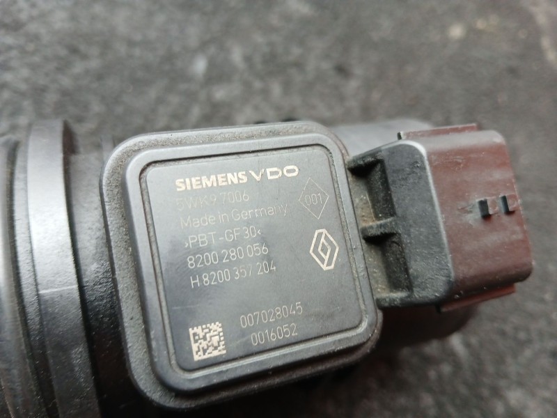 Recambio de caudalimetro para dacia logan mcv (ks_) 1.5 dci (ks0w) referencia OEM IAM 5WK97006 - 8200280056 - H8200357204  