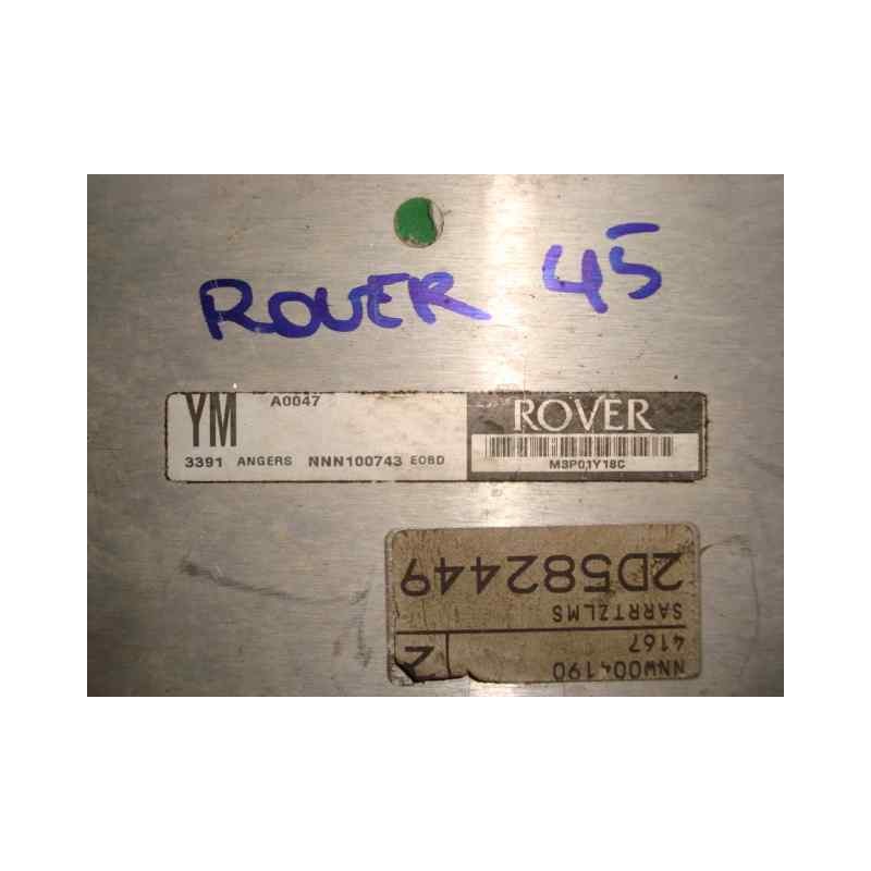Recambio de centralita motor uce para mg serie 45 (rt) 1.6 16v cat referencia OEM IAM NNN100743-A0047-M3P01Y18C-YM  